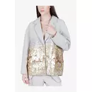 Sportalm Пальто оверсайз с декором из пайеток