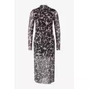 Sportalm Миди-платье из сетки с леопардовым принтом