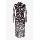 Sportalm Миди-платье из сетки с леопардовым принтом