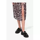 Sportalm Миди-платье из сетки с леопардовым принтом