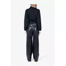 Sportalm Брюки из искусственной кожи с асимметричным поясом