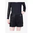 Sportalm Шорты из сетчатого материала с пушистыми пайетками