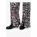 Sportalm Тонкие хлопковые брюки в анималистичном дизайне