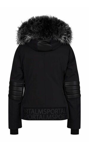 Sportalm Лыжная куртка с мехом и кожаными вставками