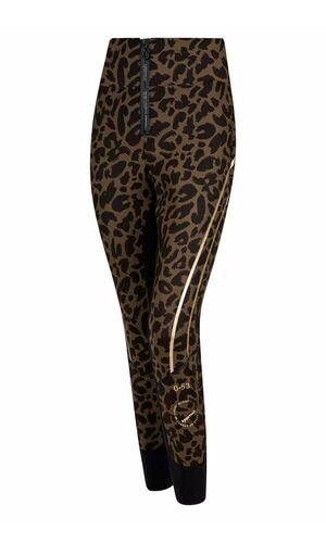 Sportalm Узкие лыжные брюки с леопардовым принтом