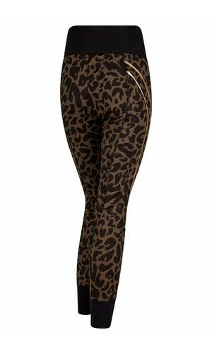 Sportalm Узкие лыжные брюки с леопардовым принтом