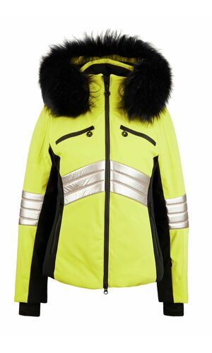 Sportalm Зимняя куртка с мехом и блестящими вставками