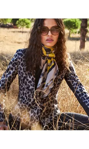 Sportalm Блейзер с модным леопардовым принтом