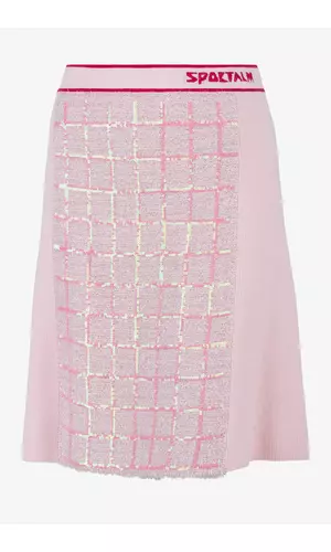 Sportalm Вязаная юбка с пайетками