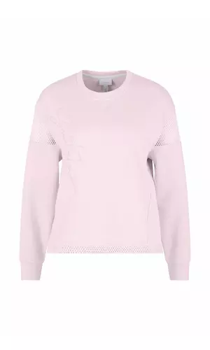 Sportalm Хлопковый джемпер с сетчатыми вставками