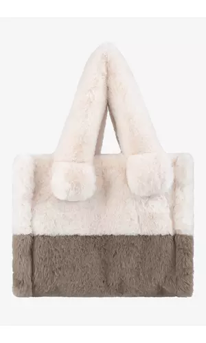 Sportalm Плюшевая сумка-тоут в стиле color block