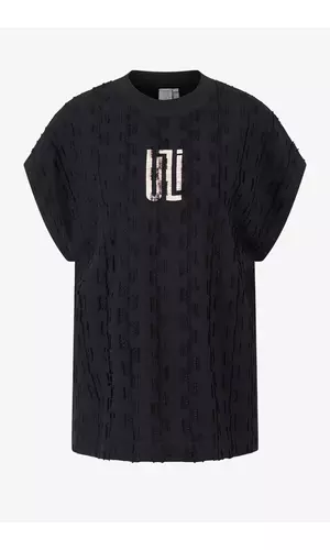 Sportalm Футболка оверсайз с узором из бахромы