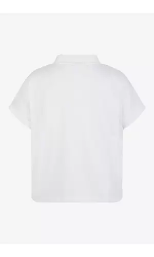 Sportalm Укороченная хлопковая рубашка-поло с полосами