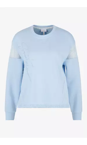 Sportalm Хлопковый джемпер с сетчатыми вставками