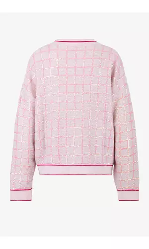 Sportalm Оригинальная вязаная куртка из шерсти с люрексом