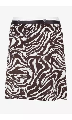 Sportalm Хлопковая мини-юбка в анималистичном дизайне