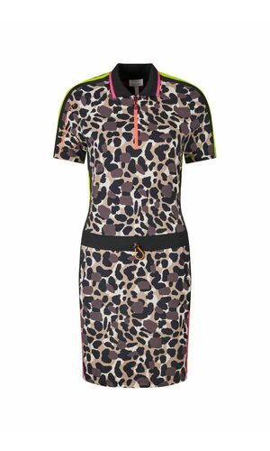 Sportalm Облегающее платье для гольфа с леопардовым принтом