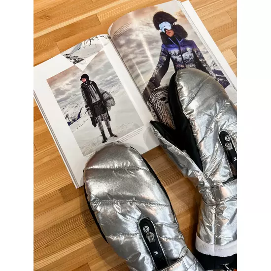 Sportalm Утепленные варежки из металлизированного нейлона