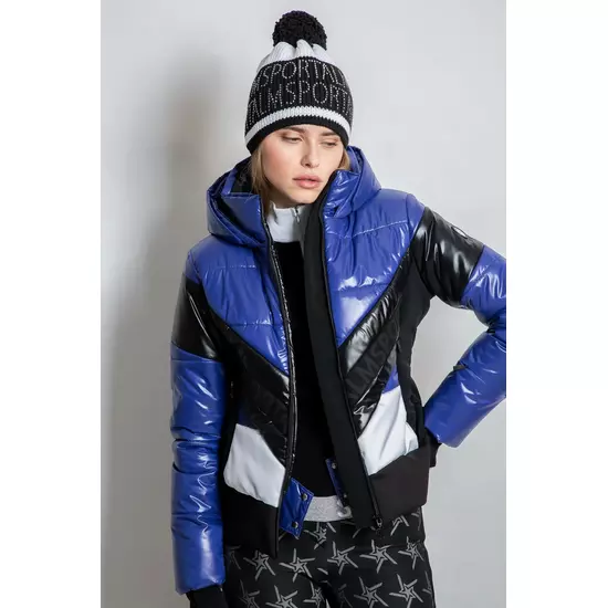 Sportalm Толстая вязаная шапка с украшением из страз