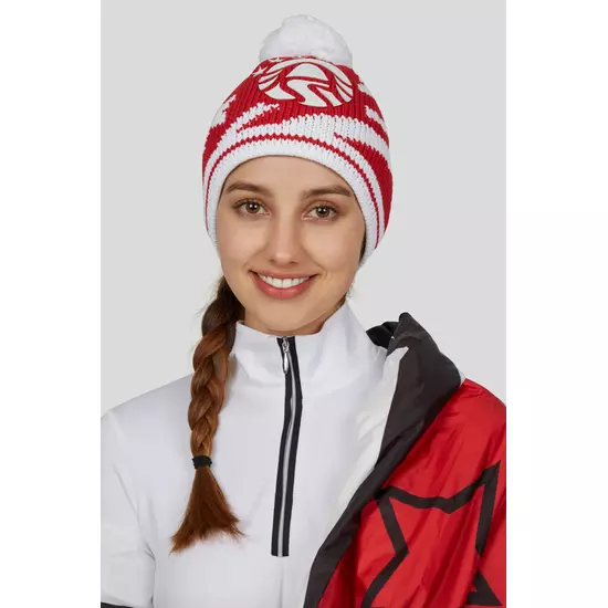 Sportalm Шапка грубой вязки с помпоном
