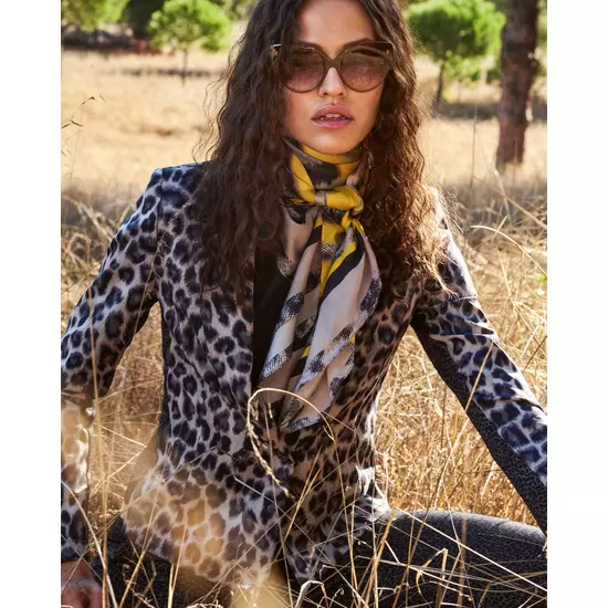 Sportalm Блейзер с модным леопардовым принтом