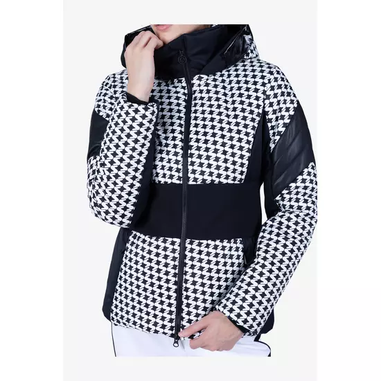 Sportalm Горнолыжная куртка со вставками из искусственной кожи