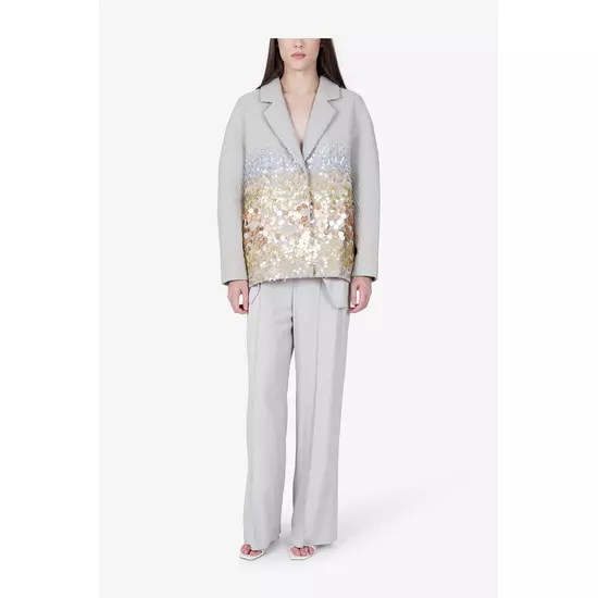 Sportalm Пальто оверсайз с декором из пайеток