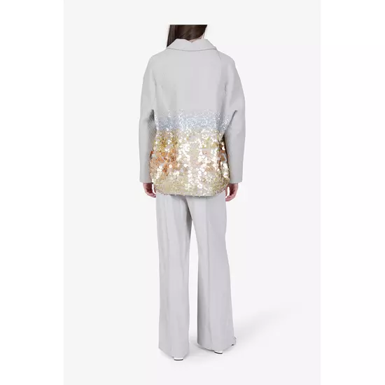 Sportalm Пальто оверсайз с декором из пайеток