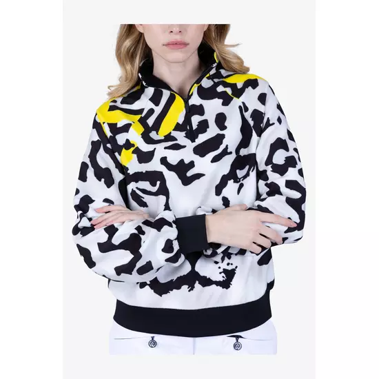 Sportalm Флисовый свитер с анималистичным принтом