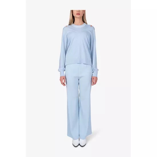 Sportalm Однотонный джемпер из мериноса, шелка и кашемира