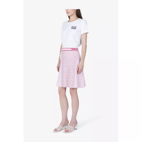 Sportalm Вязаная юбка с пайетками