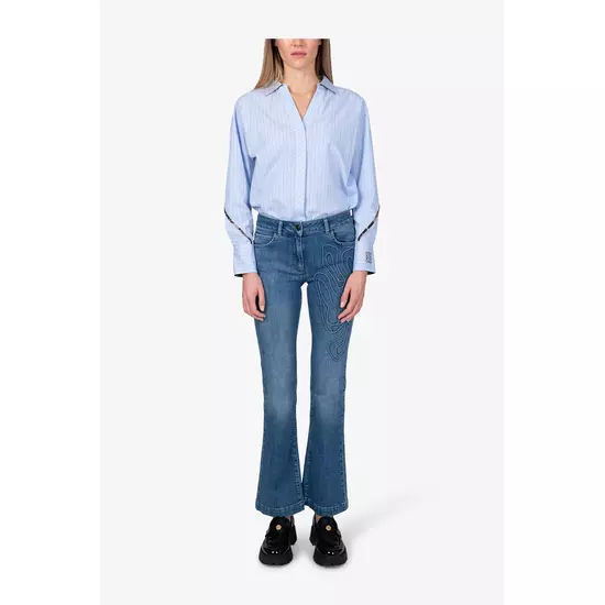 Sportalm Джинсы клеш с вышивкой