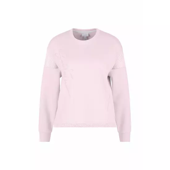 Sportalm Хлопковый джемпер с сетчатыми вставками