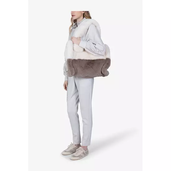 Sportalm Плюшевая сумка-тоут в стиле color block