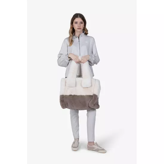 Sportalm Плюшевая сумка-тоут в стиле color block