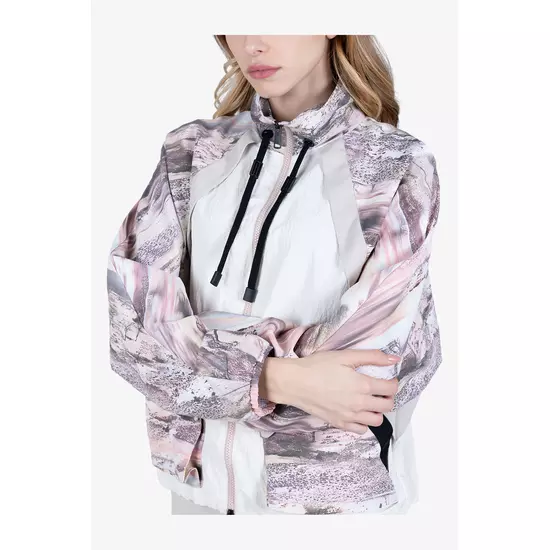 Sportalm Короткая куртка оверсайз с принтом