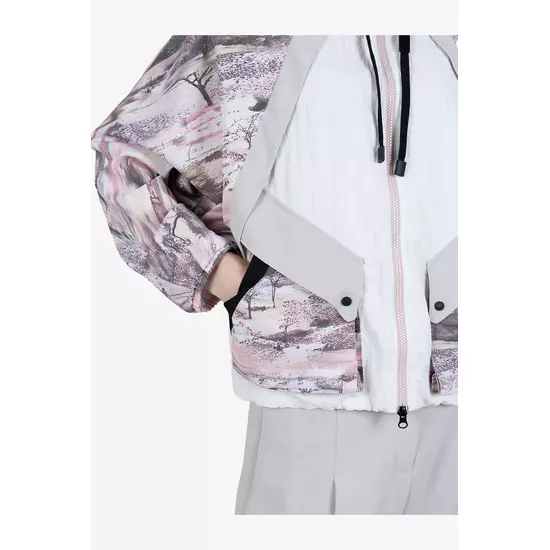 Sportalm Короткая куртка оверсайз с принтом