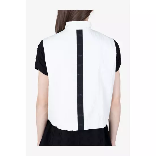 Sportalm Укороченный жилет из нейлонового крепа