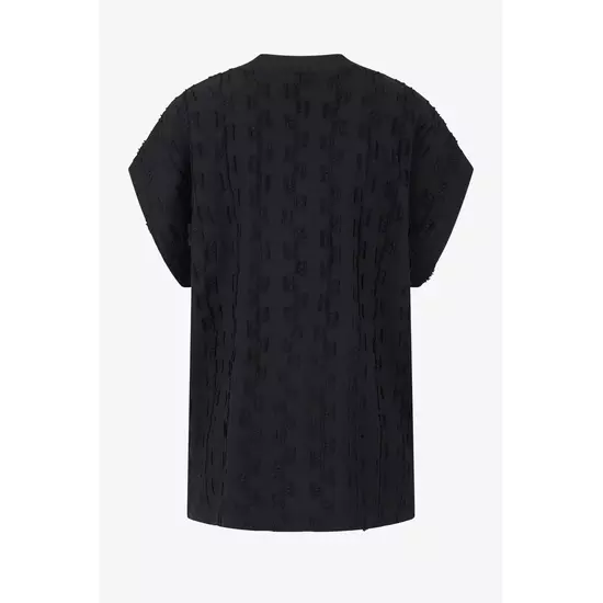 Sportalm Футболка оверсайз с узором из бахромы