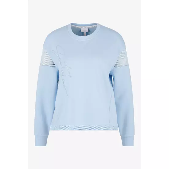 Sportalm Хлопковый джемпер с сетчатыми вставками