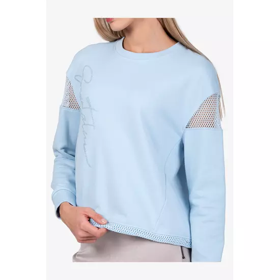 Sportalm Хлопковый джемпер с сетчатыми вставками