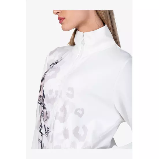 Sportalm Хлопковая куртка-свитшот с принтом