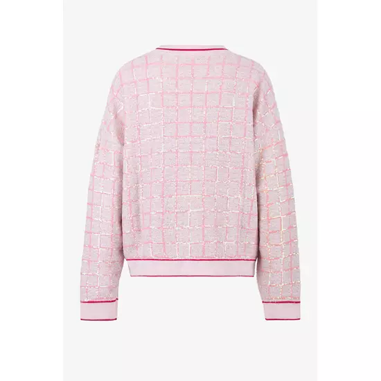 Sportalm Оригинальная вязаная куртка из шерсти с люрексом