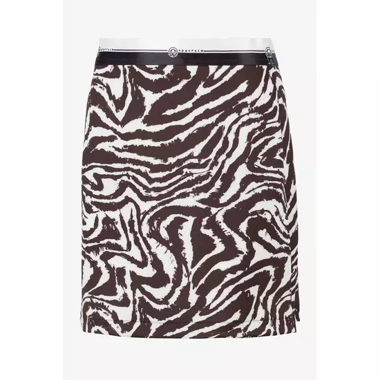 Sportalm Хлопковая мини-юбка в анималистичном дизайне