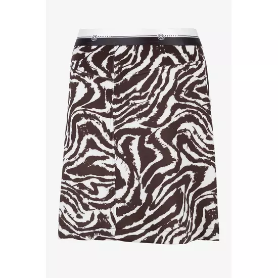 Sportalm Хлопковая мини-юбка в анималистичном дизайне