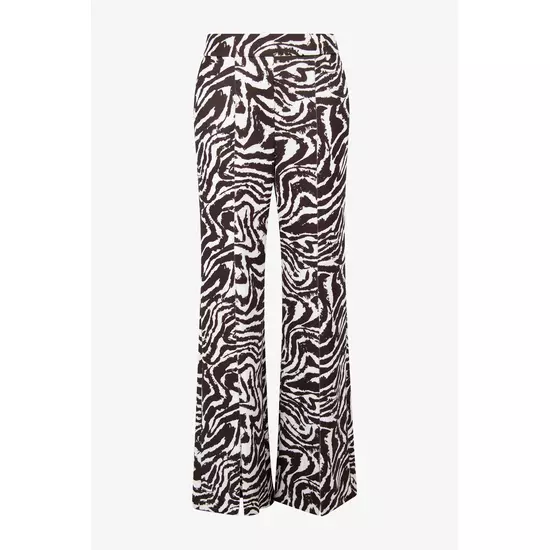 Sportalm Тонкие хлопковые брюки в анималистичном дизайне