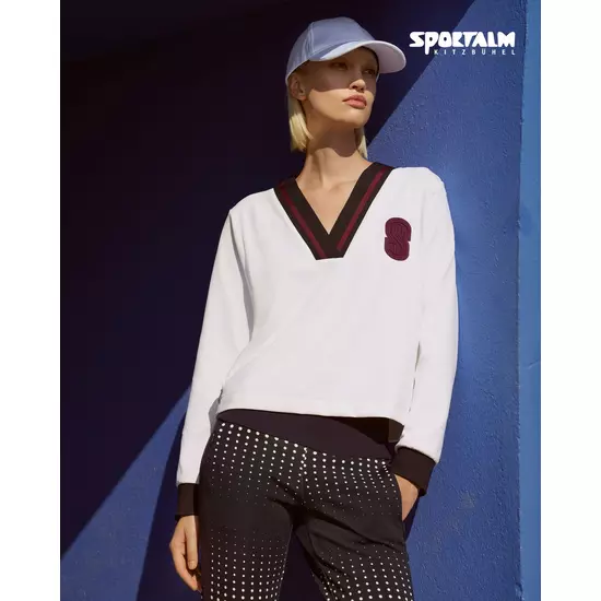 Sportalm Укороченный свитшот в ретро-стиле