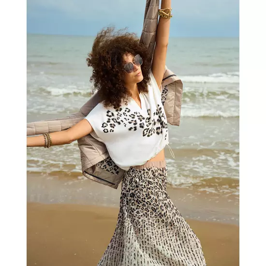 Sportalm Поло с леопардовым узором