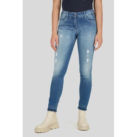 Sportalm Тонкие голубые джинсы с пятью карманами