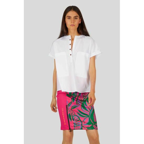 Sportalm Казуальная блуза-рубашка с короткими рукавами и большими карманами